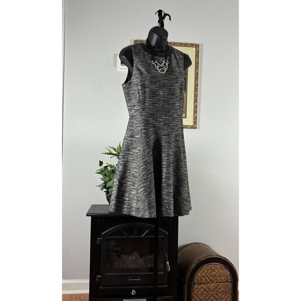 Madewell Women Dress 6‎ Sleeveless Fit & Flare Lined Open Exposed Zipper Back